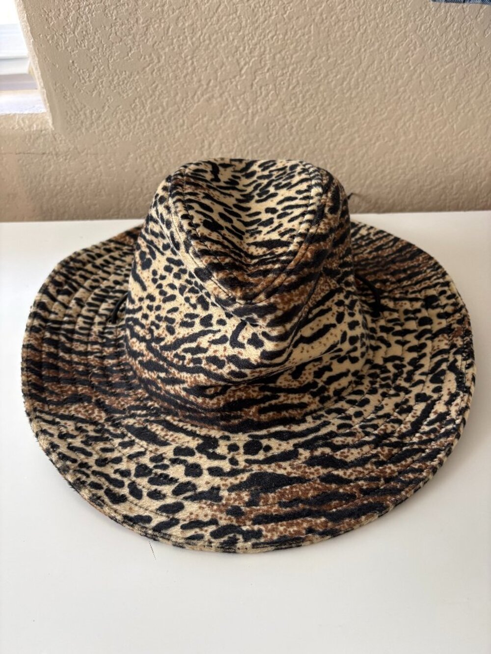 NWT Leopard Print Western Cowboy Hat Festival Rodeo Hat